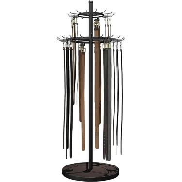 Imagem de Cabides De Cinto De Chão Para Armário Masculino, Pendurador De Cinto Montado No Chão, Prateleira De Exposição De Economia De Espaço, Para Gravatas, Cachecol, Xales Para Quarto, Loja, Varejo