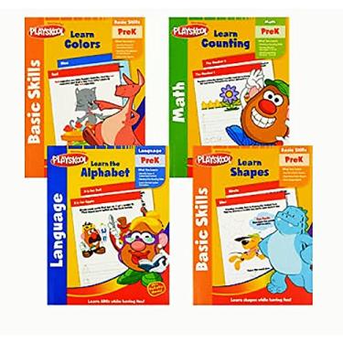 Imagem de Playskool PreK Preschool Basic Skills Workbooks 4-pack