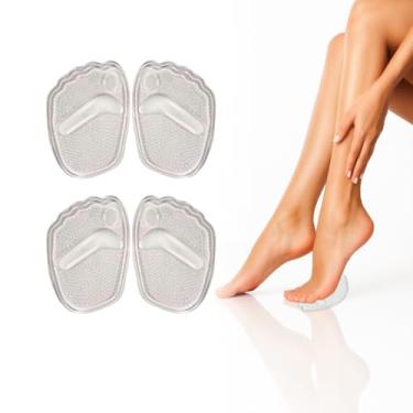Imagem de Palmilha de Silicone com Almofada Metatarsal - Proteção Plantar Adesiva (2 Pares)