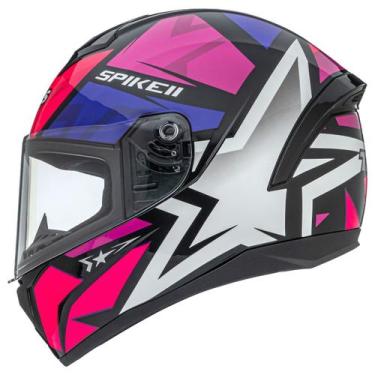 Imagem de Capacete moto fechado Peels Spike II, Spike II - 1ST Preto/Pink, 56