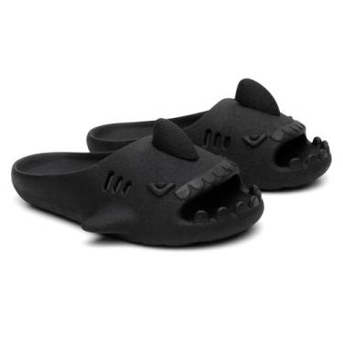 Imagem de Chinelo Tubarão Infantil Confortável Praia e Piscina - Valentina Kiste