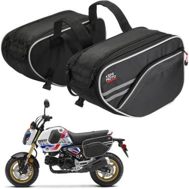 Imagem de Alforjes para motocicletas KEMIMOTO expansíveis 30L (15L*2) Grom