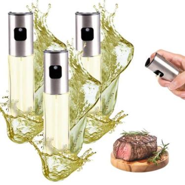 Imagem de 3 Spray Borrifador De Azeite Vinagre Óleo Shoyu Pulverizador Frasco De