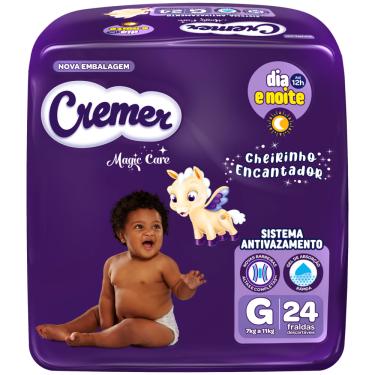 Imagem de Fralda Descartável Cremer Jumbo G - 24 unidades