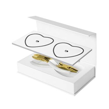 Imagem de Colaxi Kit de pulseira permanente, presentes para casais, kit de fabricação de pulseiras leves, para dia dos namorados, casamento, praia, aniversário, preto