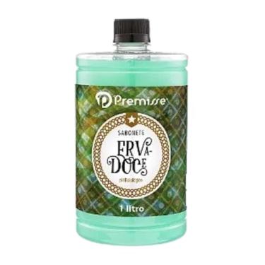 Imagem de Sabonete Líquido 1 Litro Limpeza Pele Sensível Cremoso Hidratante Dispenser Reposição Economia Institucional Residencial Uso Diário Hidrata Hidratante