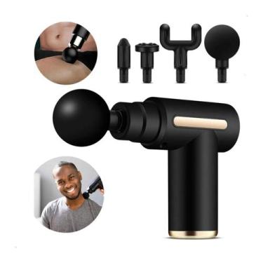 Imagem de Massageador Elétrico Pistola Massageadora Muscular Portátil Fisitotera