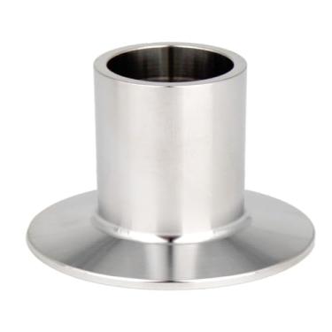 Imagem de Tubo de solda sanitário de aço inoxidável SS304 de 19 mm, 25 mm, 32 mm, 38 mm, 51 mm, 63 mm, 76 mm e 102 mm, com virola longa de solda, altura 50 mm, outros, 45 mm x virola 64