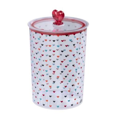 Imagem de Pote Hermético Decorado de Acrílico Porta Mantimentos - PLASUTIL, Cora