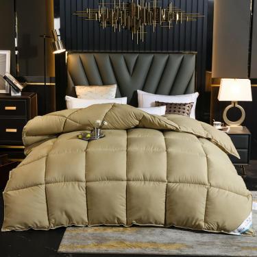 Imagem de Colcha De Edredom King Size De Inverno Noites Frias De Verão Edredom De Luxo Edredom Macio De Penas De Ganso Edredom Cobertores Cama De Penas Cobertor De Colcha Acolchoado, A, 180x220cm (3kg)