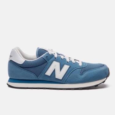 Imagem de Tênis New Balance 500 V2 - Masculino, Azul, 41 BR