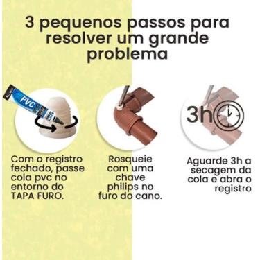 Imagem de 2 Cartelas De Tapa Buraco Em Cano D' Agua Pvc Furado 10 Un - Tapa Furo