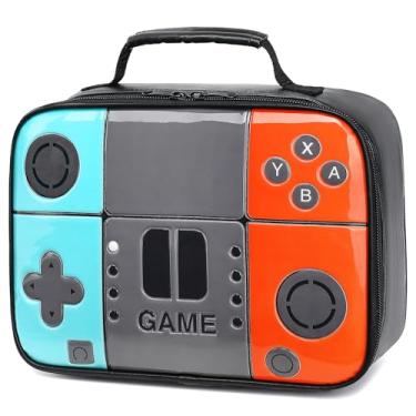 Imagem de Tongtai Lancheira infantil com isolamento para meninos e meninas, lancheira térmica de couro, para escola, térmica, para jogos, lancheiras para meninos, meninas, crianças, adolescentes