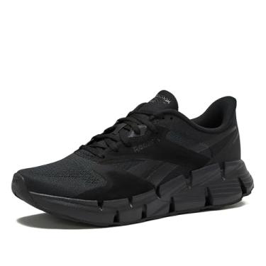 Imagem de Reebok Tênis adulto unissex Zig Dynamica 5, Núcleo preto/preto/calçado branco, 8.5 Women/7 Men