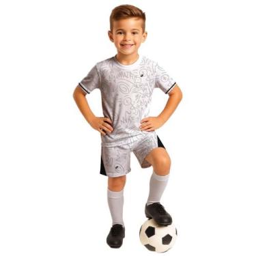 Imagem de Conjunto Uniforme Infantil Dry Fit Esportivo Para Futebol - Dsportivo,