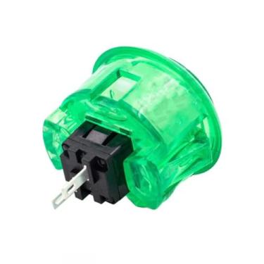 Imagem de AKUYAO 30mm Mounting Hole Translucent Card-style PUSH BUTTON SWITCH for Arcade Video Momentary Game (Clear Green)