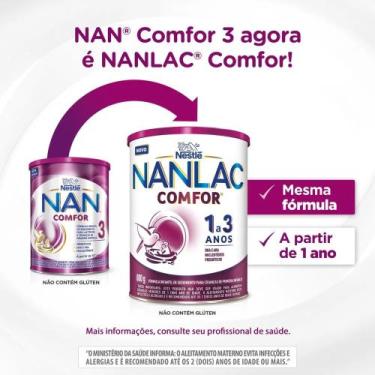 Imagem de Fórmula infantil nestlé nan comfor 3 800g - Nestle