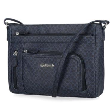 Imagem de MultiSac Bolsa tiracolo Summerville East West, jeans Geo Diamond