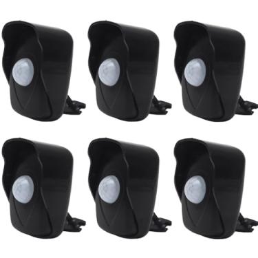 Imagem de Kit 6x Sensor De Presença Microcontrolado 180º Com Fotocélula E 6 Funções Externo QA26M