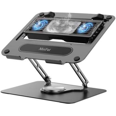 Imagem de Suporte de refrigeração para laptop MetFut com refrigerador removível 