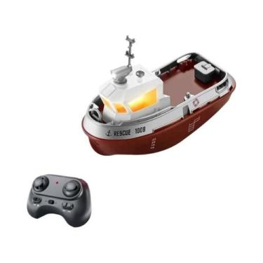 Imagem de Caminhão Rebocador RC Infantil 172 Mini Barco 24G Motores Duplos Luz L