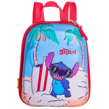 Imagem de Mochila De Costas Infantil Lilo E Stitch Escolar Passeio Bolsa De Cost