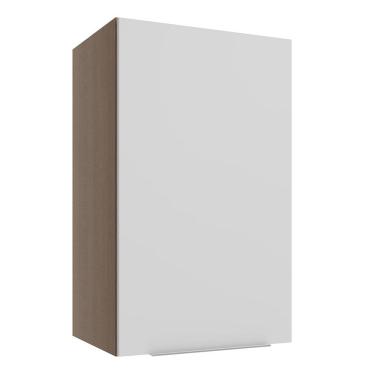 Imagem de Armário Aéreo Madesa Stella 40 cm 1 Porta - Rustic/Branco