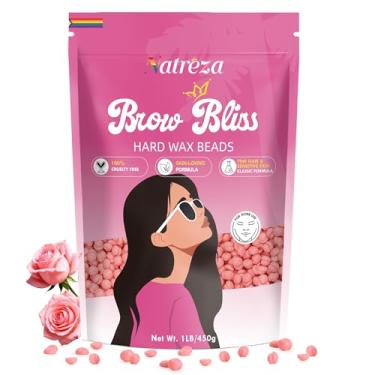 Imagem de Natreza Contas de cera dura, 500 g de cera para rosto, brasileiro, biquíni, pernas, axilas, pele sensível, depilação de corpo inteiro, cera derretida para remoção de pelos, grãos de cera para mulheres