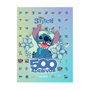 Imagem de Starschool Livro Stitch Atividades e Colorir + 500 Adesivos 5x1 | Livro Infantil Licenciado Disney | Jogos, Histórias, Ilustrações e Diversão Criativa para Crianças a partir de 6 anos