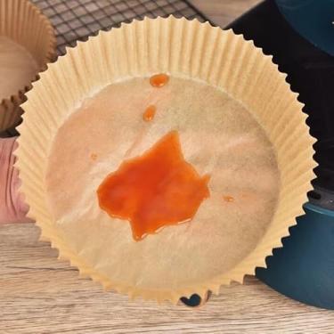 Imagem de 100 Formas De Papel Antiaderente Descartável Para Air Fryer