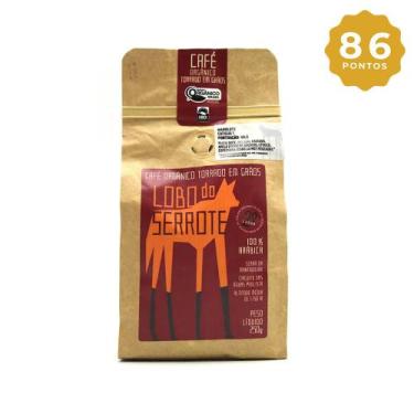 Imagem de Café Em Grãos Nanolote Orgânico Catiguá 1 Lobo do Serrote 250g
