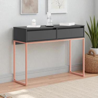 Imagem de Buffet Luce Retro Madeira 2 Gavetas Estilo Industrial - Mais de Casa, 