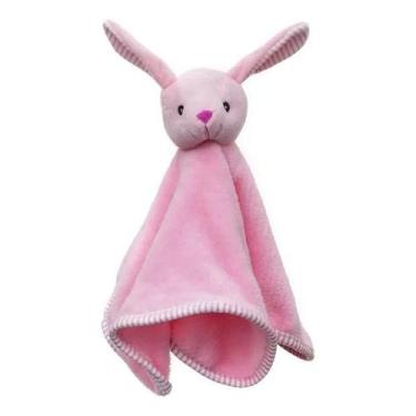 Imagem de Naninha Bebe Coelhinho Rosa Hipoalergênica - Coelho Pascoa - Loaní