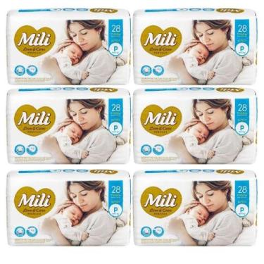 Imagem de Fralda Descartável Love & Care - Tam P - 6 Pacotes (total: 168 Fraldas