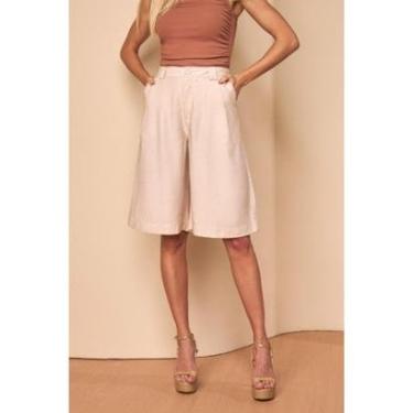 Imagem de BERMUDA AMPLA LADO AVESSO L129139-Feminino