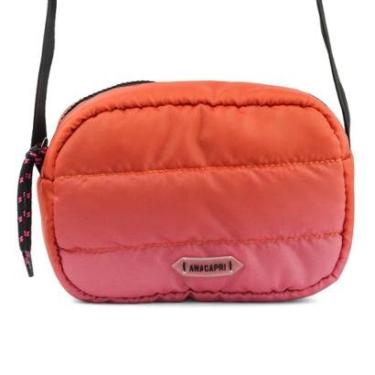 Imagem de Bolsa Anacapri Crossbody Colorida Degrade Nylon Puffy Media-Feminino
