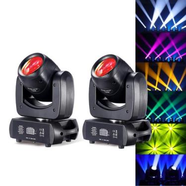 Imagem de Luz LED para DJ com cabeça móvel DJXFLI 120W Roto Prism Beam x2