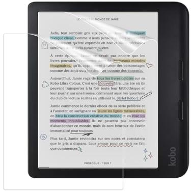 Imagem de JKhandy Protetor de tela fosco para eReader Kobo Libra Color (2024)/Kobo Libra 2 (2021) - Película PET premium antirreflexo e resistente a impressões digitais, pacote com 2