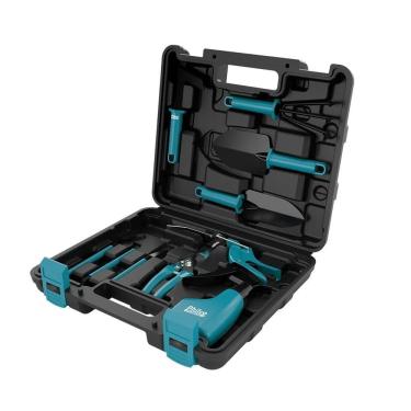 Imagem de Kit Jardinagem Philco PKJ10 Com Maleta Preto/Azul - 10 Peças