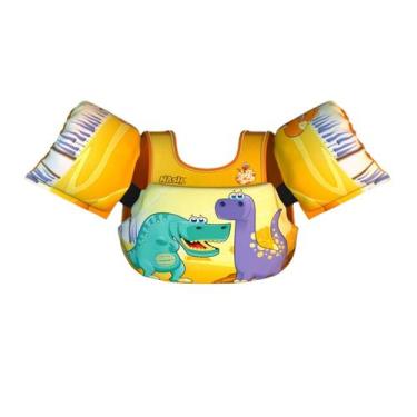 Imagem de Boia Infantil 2 em 1 com Colete Salva Vidas Criança Estampas Divertida