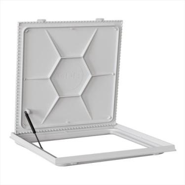 Imagem de Tampa Tampão Reforçado 500kg 80x80 Articulado Cisterna, Esgoto, Cx de 