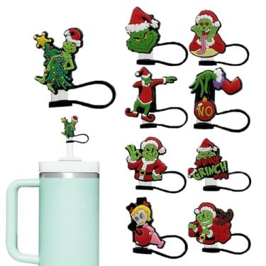 Imagem de AINEEDY - 9 Tampa de Palha para Copos Stanley 30 e 1,134 g, 10 mm de Largura, Silicone, Acessórios de Canudo Stanley Cup