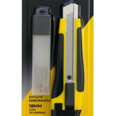 Imagem de ESTILETE EMBORRACHADO RANGER 18mm - 10 LAMINA