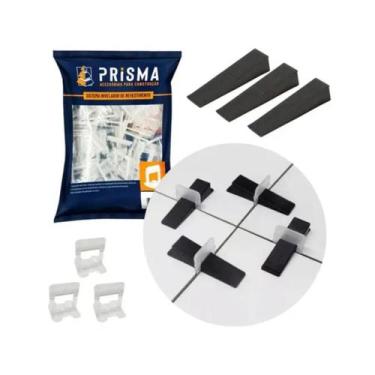 Imagem de Nivelador Piso Espaçador Premium 500 Peças Tipo Cortag - Prisma