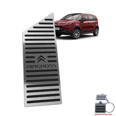 Imagem de Descanso De Pé Aço Inox Citroen Aircross 2017 A 2020 Preto