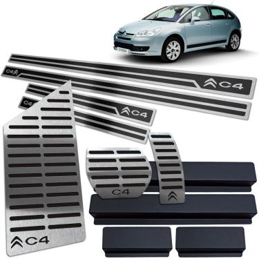 Imagem de Descanso Pedaleira Automático Soleira Preto Citroen C4 Hatch