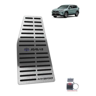 Imagem de Descanso De Pé Em Aço Inox Rav4 Hybrid 2020 Preto