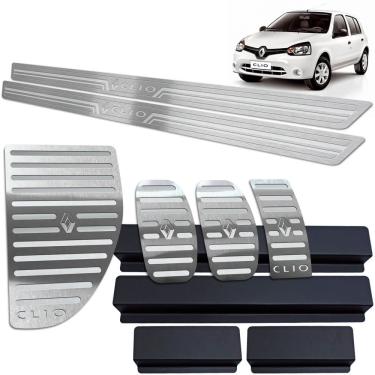 Imagem de Soleira Pedaleira Descanso Clio 2013/2019 Prata BR 2 Portas