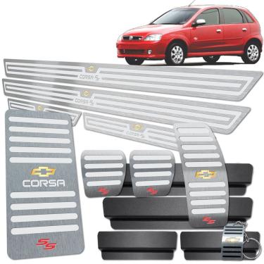 Imagem de Descanso Pedaleira Manual Soleira Prata Corsa SS 2005 A 2009