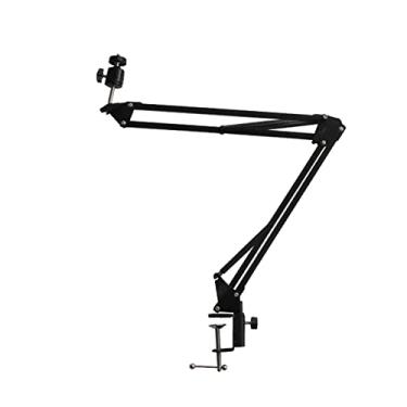 Imagem de Suporte de projetor C-Clamping Desk Bedeside Suporte de metal multi-ângulo ajustável dobrável universal cabeceira mesa projeção teto universal Pprojector Mount (Cor: B, Tamanho: 100c